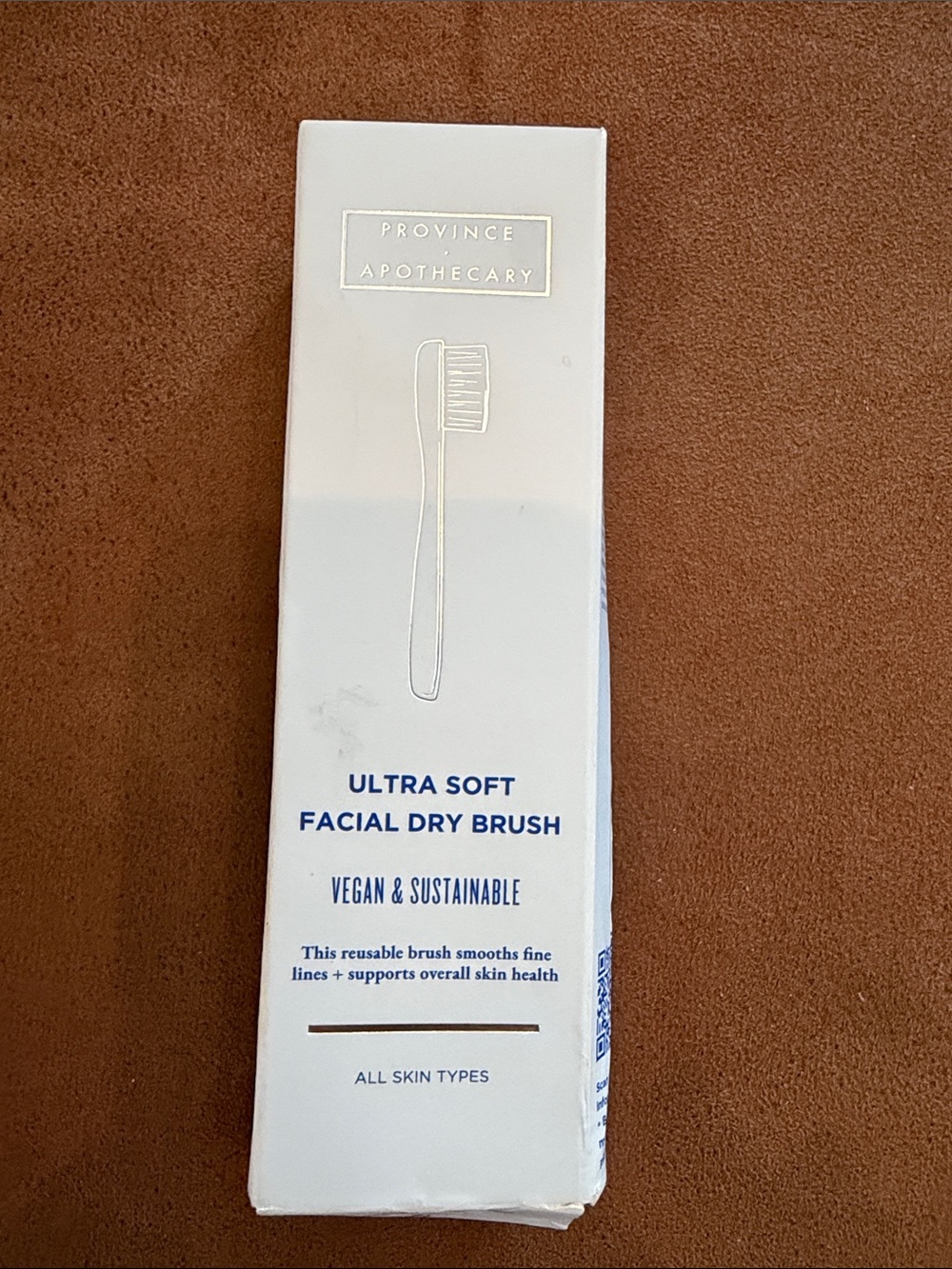 Province Apothecary Ultra Soft Facial Dry Brush - White
